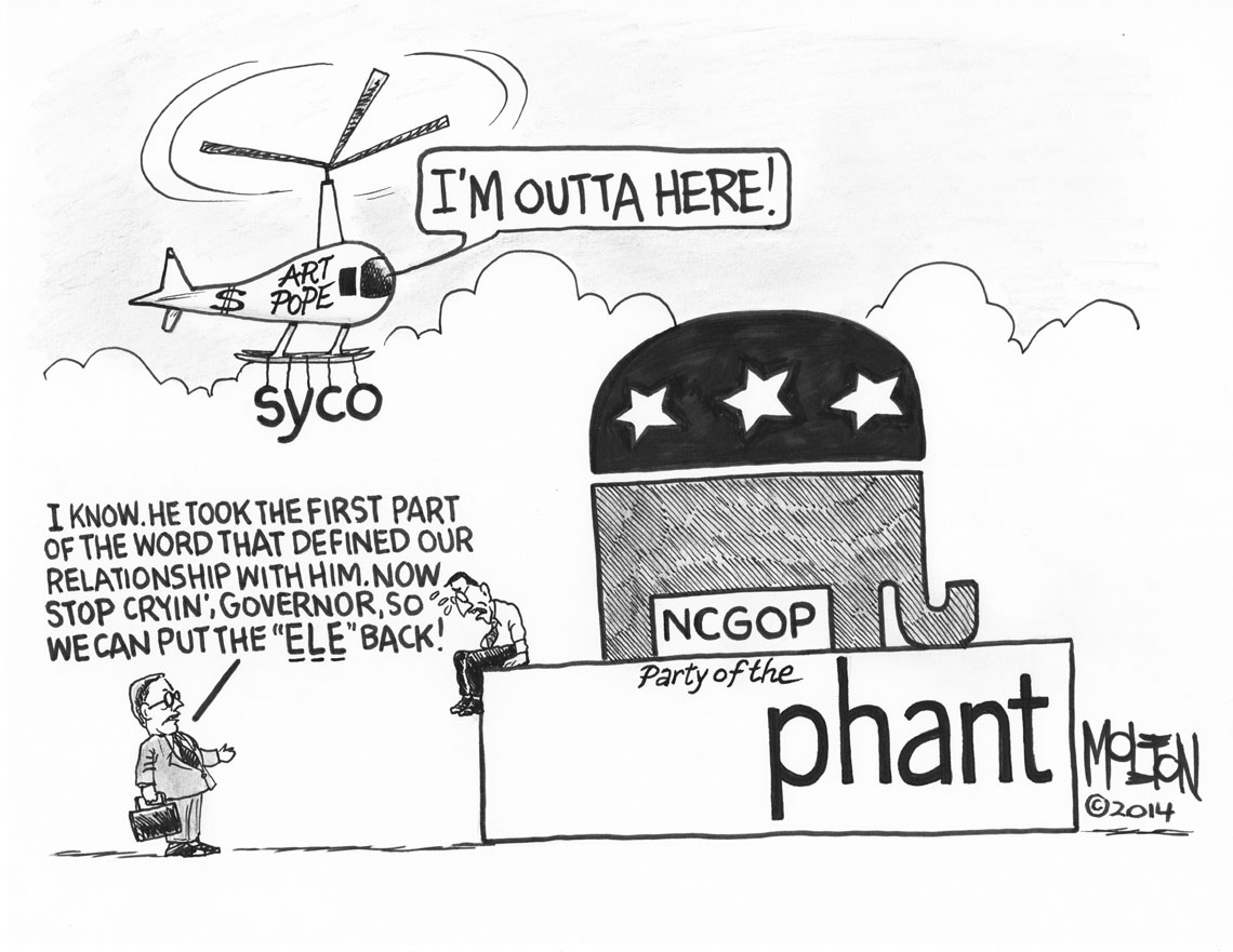 Art Pope Quits by Molton