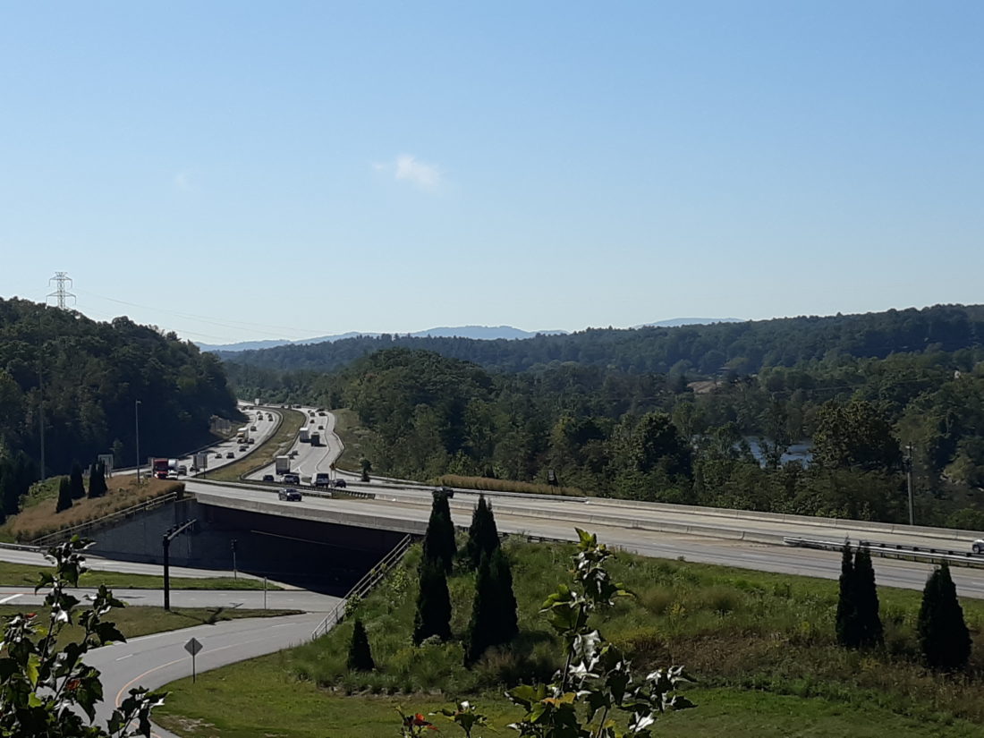 I-26 crossing Long Shoals Road